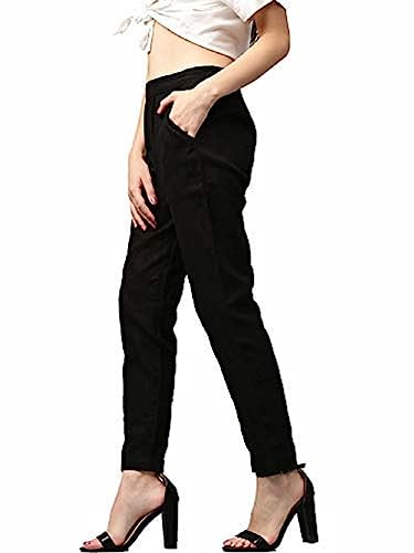 Image of Moirai Cotton Regular Fit Woman Trousers Pants Kurti Pant Daily Casual Formal Office Use