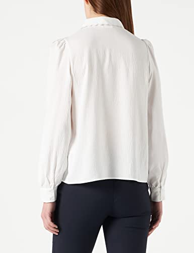 Naf Naf HVADIM C1 Camicia Elegante, Ecru, 38 Donna...