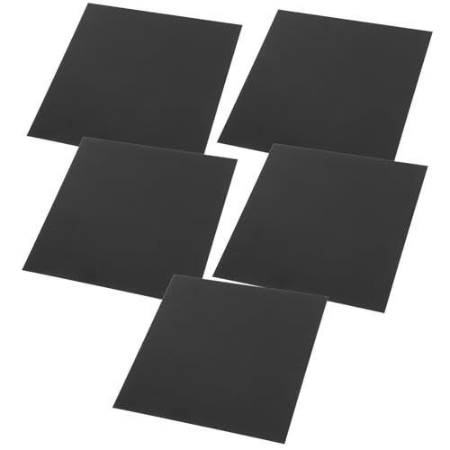 Plaques métalliques vierges en aluminium anodisé noir Cabilock pour gravure artisanale x5