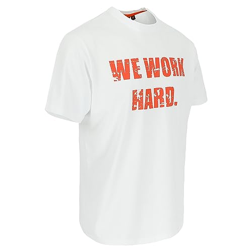 Camiseta Anubis blanco S de HEROCK Workwear ligera y de algodón 7
