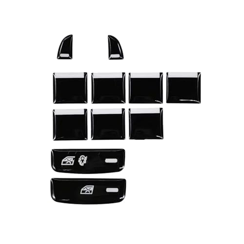 Réparation interrupteur AC Jaguar XF via autocollants noirs pour boutons de sport abîmés 2009-2020