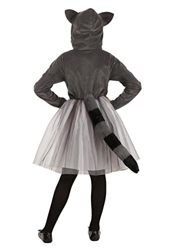 Disfraz completo de mapache tutu para niñas miniatura 3