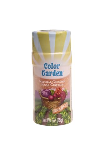 Color Garden, Sugar Natural Colored Orange, 3 Ounce