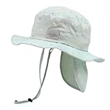 [and edge.] キッズ ベビー 子供用 帽子 男の子 女の子 綿100％ 日除け付き あご紐付き コットンハット UVカット 濃色100% 淡色99.8%以上 56cm,キャンプ