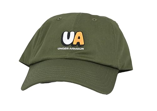 Casquette Under Armour OSFM réglable kaki pour hommes et femmes