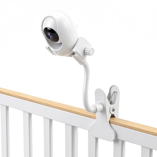 DESPOINA Support de Caméra pour Bébé Universel, Support Camera Bebe Flexible, pour/ieGeek/Philips/Vtech/GHB, Support pour Babyphone avec Connexion à Vis 1/4, Support de Serrage Sécurité