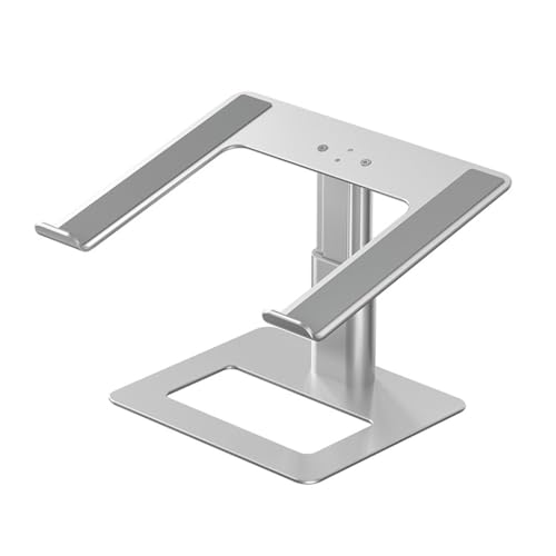 Support d'ordinateur portable en aluminium silver réglable contre la surchauffe