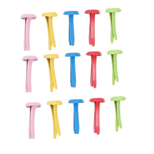 ERINGOGO Boys and Girls DIY Nails 240pcs Mini Claw Brads Craft Brads Perfect for Art Projects Decorations Random Color