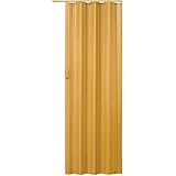 LD Puerta plegable de plástico PVC, 80 x 203 cm