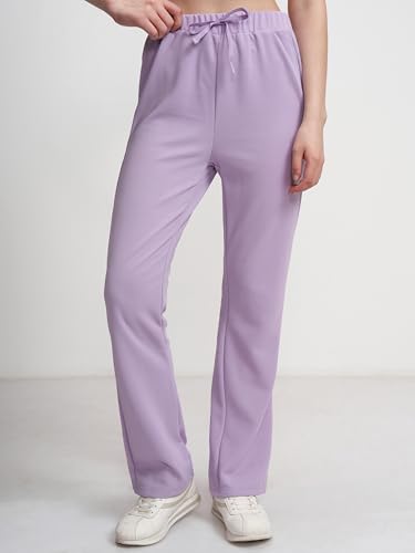 Image of Tokyo Talkies Women's Co-ord Set | Sleeveless Crop Top & Drawstring Trousers | Perfect for Casual Outings & Vacations