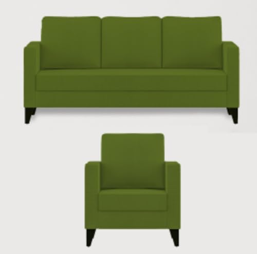 Image of The MM Furniture store Premium Fabric Sofa - Olive (3+1+1 Seater)