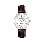 [Caratteristiche] La cassa dell'orologio misura 40mm, con spessore 11,00mm. Il quadrante bianco si compone di un vetro minerale
