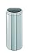 Brabantia Touch Bin 461903 Abfalleimer, mit Push-Deckel, Edelstahl, Einsatz aus Kunststoff, Flacher Deckel, 30 l