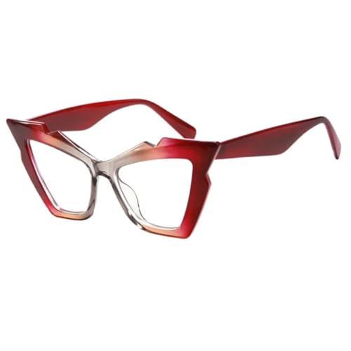 Lunettes de soleil œil de chat pour femmes avec verres dégradés et monture rétro mode