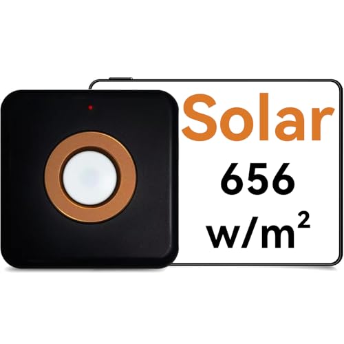 Solar Power Meter, Up to 3499 W/m², Multi-Point Measurement for Solar Panels