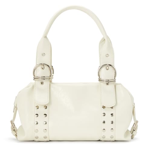Sac à main clouté pour femme Y2k en cuir vegan souple