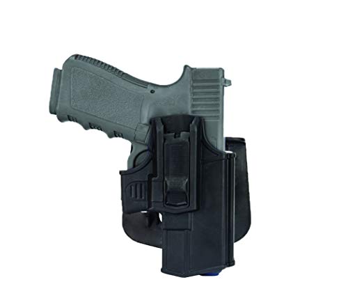 Polymer OWB Holster Compatible w Canik TP9 Series, SA. SFX. Elite, Elites, SF, DA, Elite S, Canik Combat, Tactical Paddle Open Carry Interchangeable Holster, Magazine Holster (Holster)
