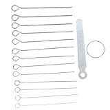 FRCOLOR Kit De Limas Para Cejuela De Guitarra Set Profesional Para Ranurado y Reparación Para Luthiers Manejo Fácil y Precisión Maderas Hueso y Metales Blandos Como Latón y Cobre Mango Par