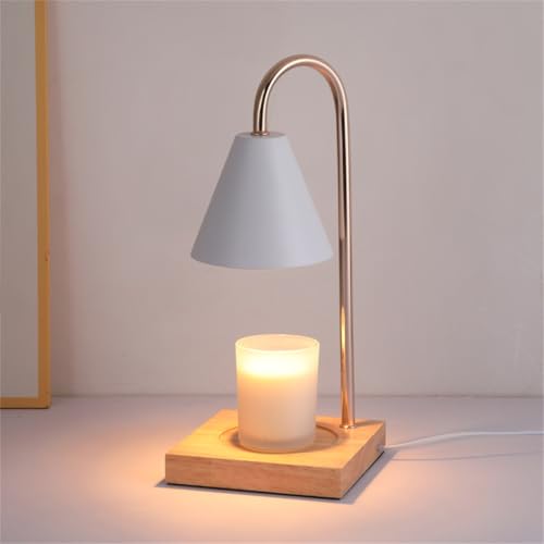Candle Warmer with 35W halogen light bulb Candle warmer light Yankee candle Comes with 2 bulb (White)