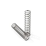 GUNGY Druckfeder Edelstahl Feder Druckfedern 70mm Drahtdurchmesser 1,4mm Innendurchmesser 12mm Länge 70mm Maximale Federkraft 2,8kg 4 Stück