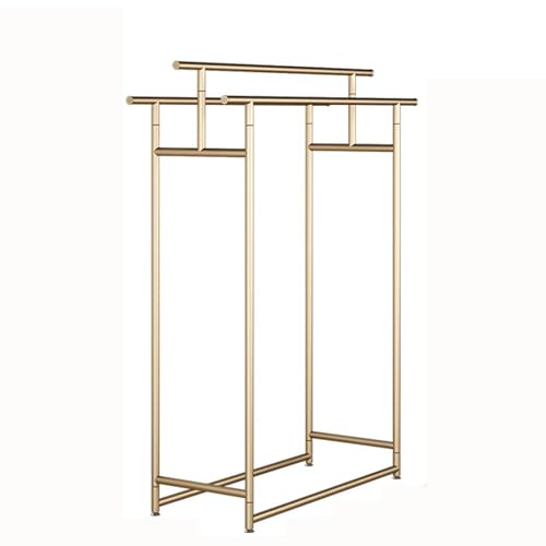 Portant à vêtements double tige et organisateur de garde-robe pour chambre