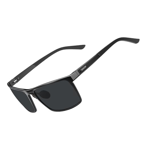 Bircen Men's Polarized Anti-Glare AL-Mg Metal Sunglasses (Various) - image 1