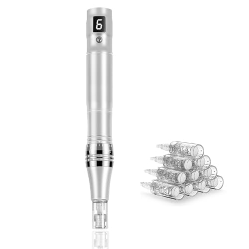 Derma Roller for Home Use, 0.25mm Derma Roller Beauty Pen for Women Men, Microneedling Pen for for Skin Tool