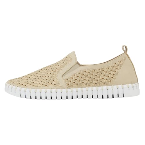 Image of Ilse Jacobsen HORNBAEK Men's Tulip140MEN |Slip-on |Boat Shoe (Kit /White, 12)
