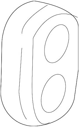 Kia 28780-3R000, Exhaust System Hanger