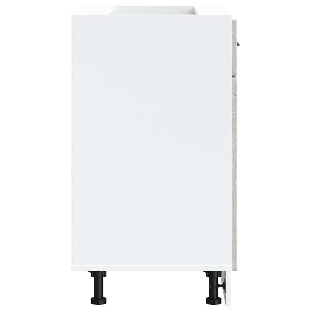 vidaXL Armoire de Cuisine Porto Sonoma Gris Bois d'ingénierie