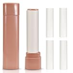 LELE LIFE Mini Lint Roller with 5 Refills 200 Sheets, Small Portable Travel Lint Roller Extra Sticky with Cover for Clothes Pet Hair Flint Purse Essentials,Pink
