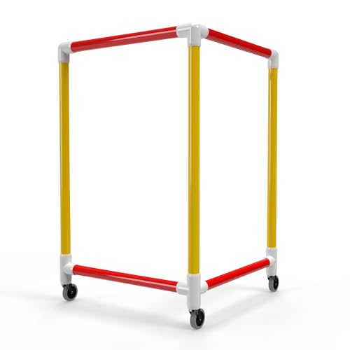 SkateRanger XL - Tall Adult and Teen Size Roller Skate Trainer, Yellow/Red