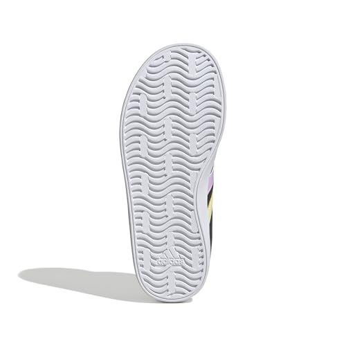 Image of adidas Kids' VL Court 3.0 Elastic Lace & Strap Shoe