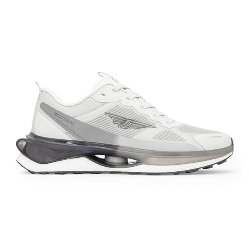 Image of Red Tape Men's Sport Shoes White Aqua Mesh Round Toe Lace-Up