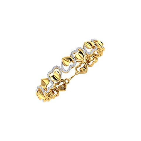 VVS Gems Heart Shape Diamond Bracelet Cover