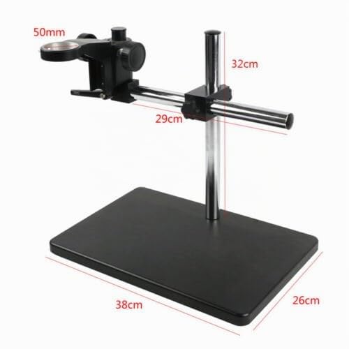Supporto per microscopio digitale, supporto per sollevamento, supporto per microscopio, resistente, universale, regolabile, in lega di alluminio, regolabile in altezza