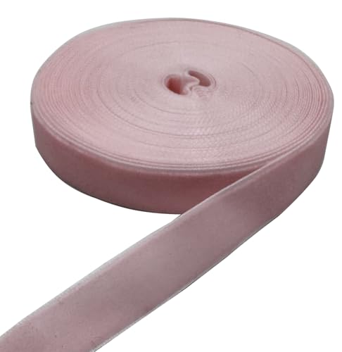 Image of 10 Yards Velvet Ribbon Spool (Pink, 5 /8 inch)