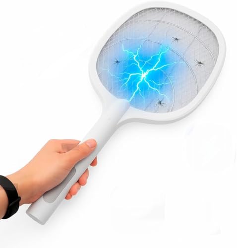 Raquete Mata Mosquitos Elétrica Luminária Armadilha Luz Uv