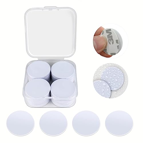 50 Pieces NFC Tags, NTAG215 NFC Tags Blank White Card NFC Stickers Compatible with TagMo and Amiibo with Adhesive Back for Easy Fixing and Storage Box