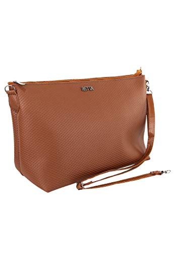 Bolsa Feminina Saco Tendência Carteira Brinde Retta Caramelo (Caramelo)