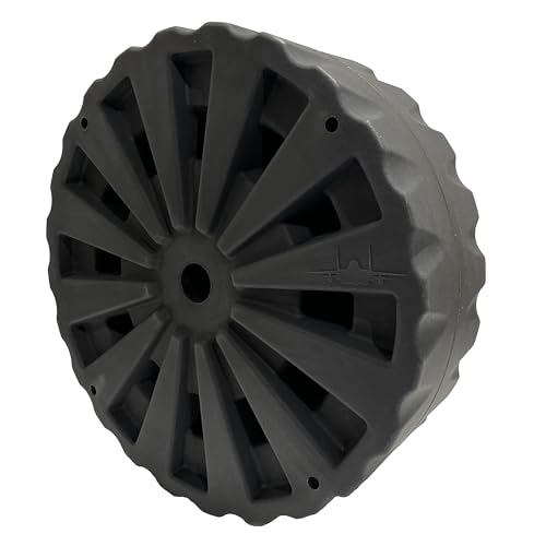 Eagle Wheel 24" Premium Heavy-Duty Dock Wheel, 2,000 lb Capacity Load, 1.98 in. Axle Diameter, 24 in Plastic Dock wheel (One Wheels)