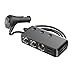 Adapter Zapalniczki 8 w 1, Dozownik Zapalniczki 3 z Gniazdem 4 USB i Szybkim ładowaniem 1 Typu C, Wyświetlacz Napięcia LED, Rozgałęźnik Samochodowy 120 W 12 V / 24 V do Samochodu, Furgonetki