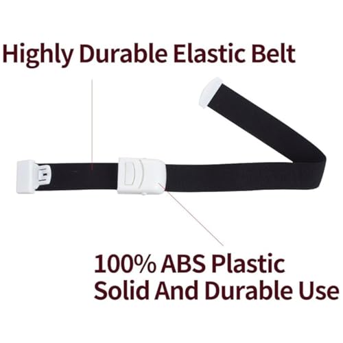 Image of Premium Elastic Medical Tourniquet Belt with Buccal /High Elasticity for Blood Collection - Adjustable, Quick-Release for Blood Collection & Emergency First Aid. (blue, Pack Of 4)