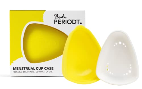 Best Periodt Menstrual Cup Case - Reusable Case for Period Cups - Alternative to Menstrual Cup Pouch, Easy to Clean & Dry, - Made in USA (Universal Size)