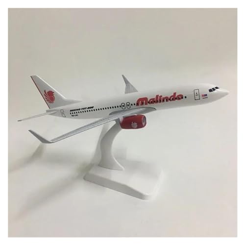 Modelo de avión 1:300 Malindo Air Boeing 737 coleccionable en metal fundido 4