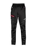 Amazon ROCKBROS Men's Winter Fleece Cycling Trousers Fast Dry Warm Cycling Reflective Windproof Pants, Water Resistant Outdoor Sport Thermal Softshell Pants, Tights Bicycle Trousers #ad