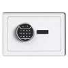 Home Safe with Digital Keypad Safe box, Anti-Pry Design, Alarm, White