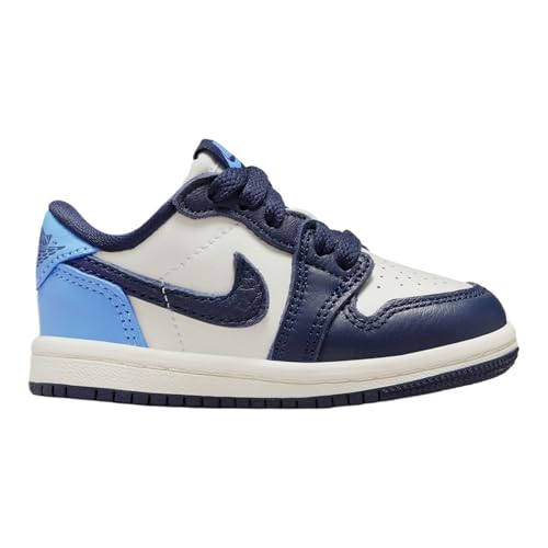 Nike Jordan 1 Retro Low OG (TD) in Obsidian/University Blue-Sail