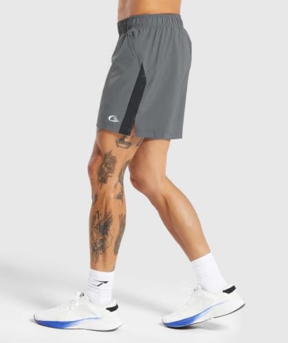 Image of CBlue Men's Outdoor Quick Dry Lightweight Sports Shorts with 2 Zipper Pockets, Breathable Hiking Running Gym Workout Athletic Shorts | CBblue Men's Quick Dry Sports Shorts with Zipper Pocket