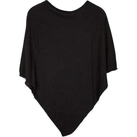 Poncho styleBREAKER Femme Noir Cover